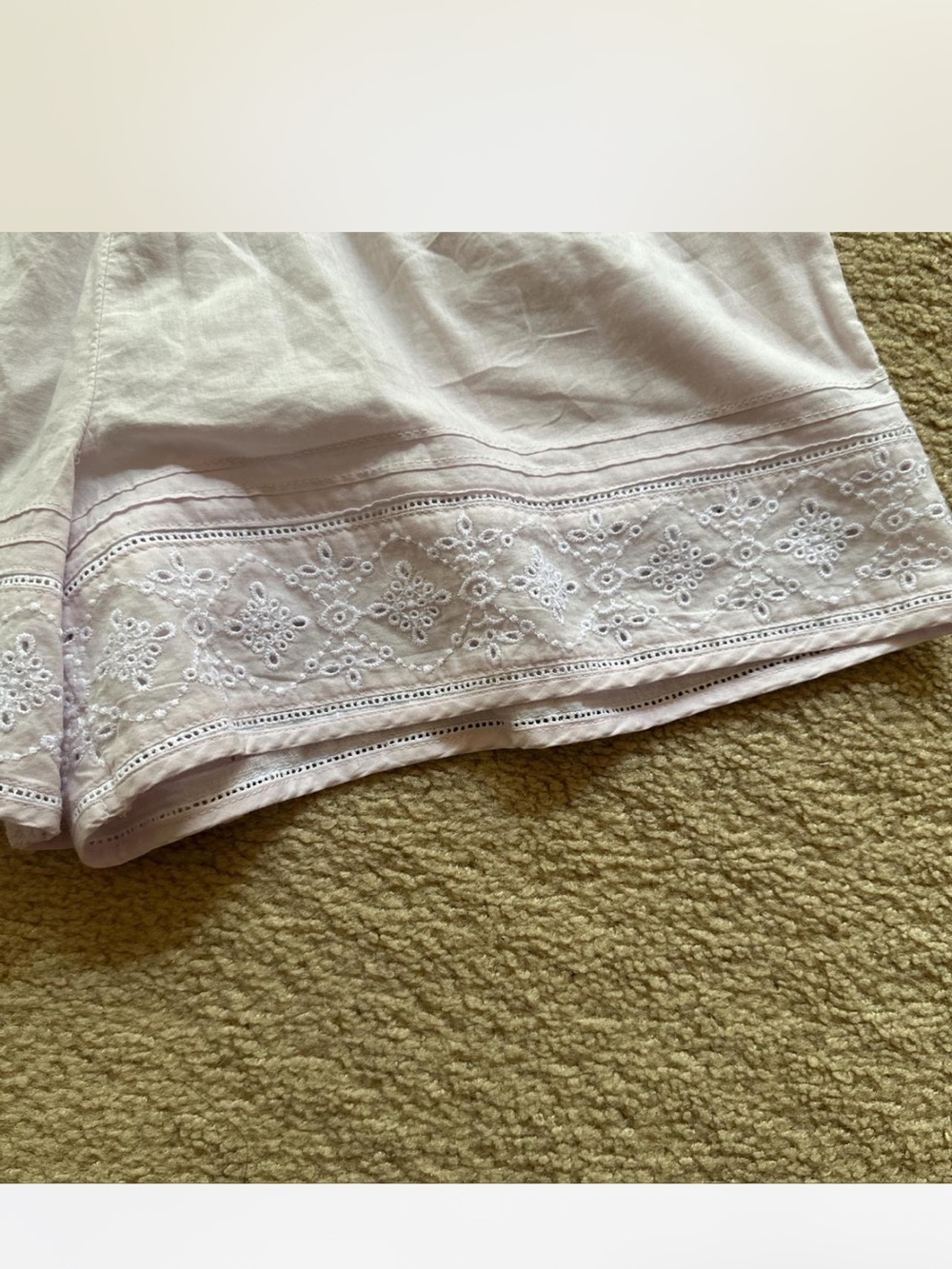 Joie Light Pink Eyelet Cotton Lounge Set - Picture 2 of 4